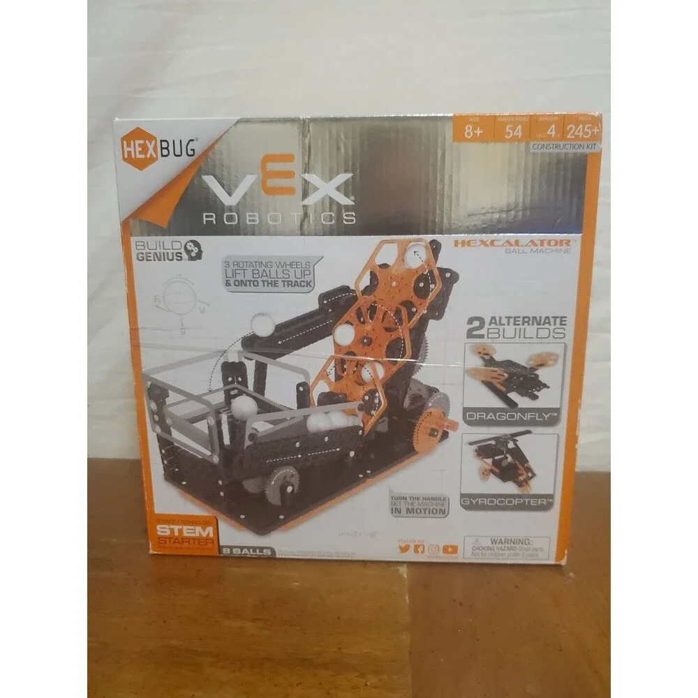 Hexbug Stem 406-4206 VEX Robotics Hexcalator Ball Machine-Dragonfly Gyrocopt Com